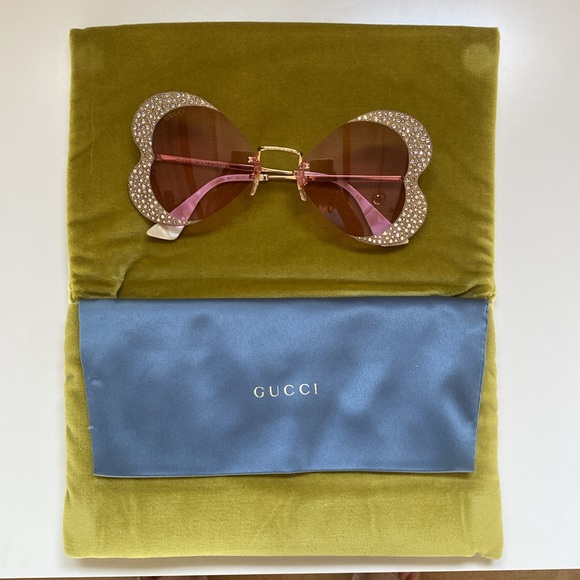 Gucci heart sunglasses - Picture 3 of 9